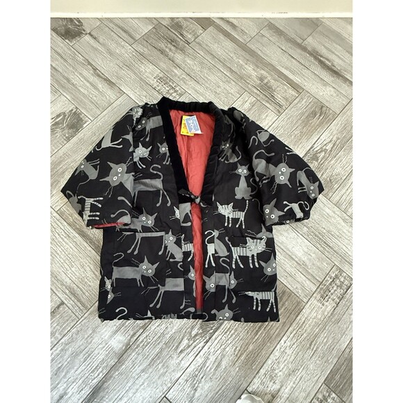 quilted kimono jacket - Picture 1 of 9